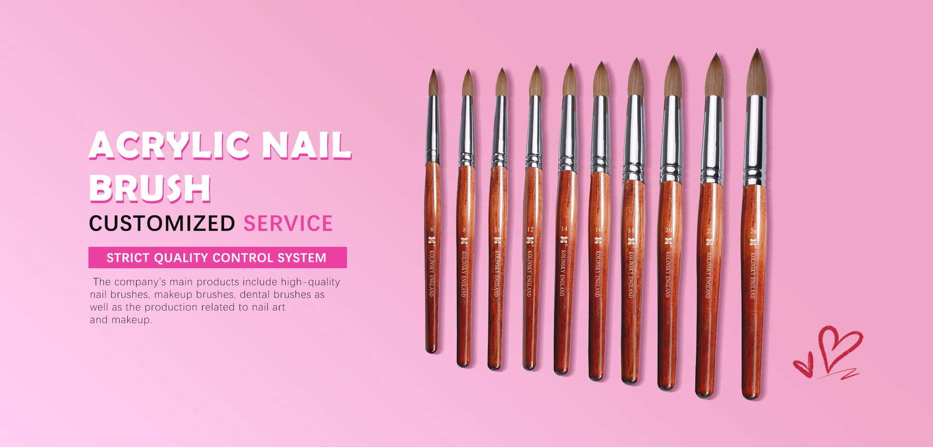 Fabricante de cepillos de uñas acrílicos
