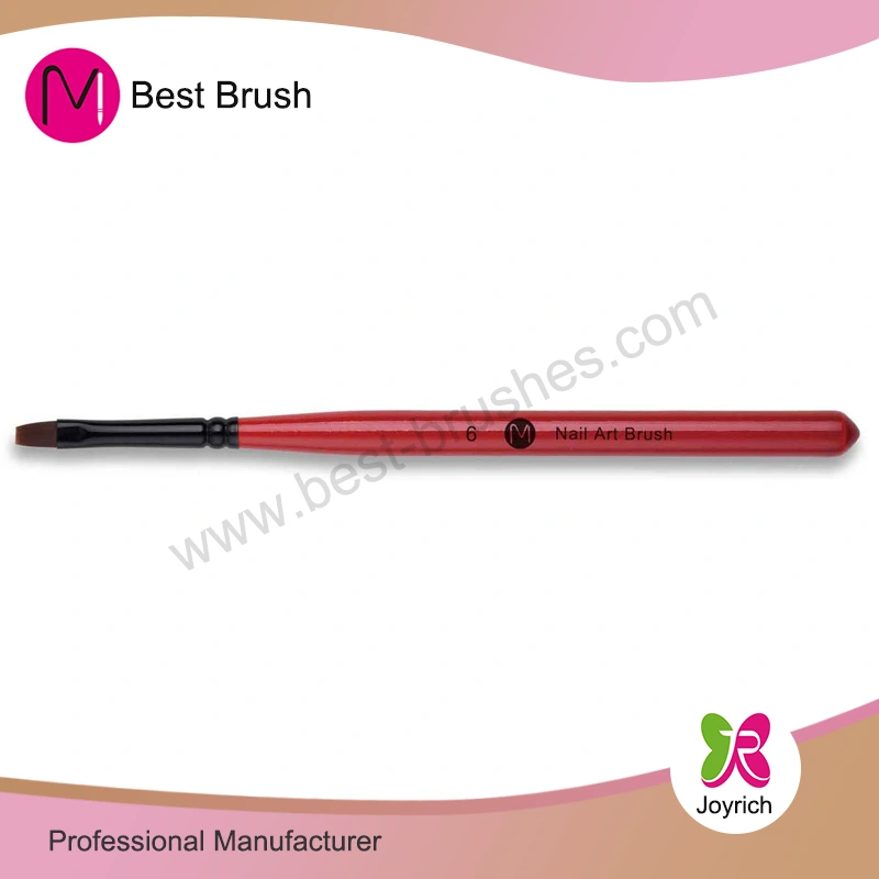 Pintura de madera roja nylon gel de clavo para gel